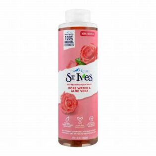 St. Ives Rose Water And Aloe Vera Body Wash 650ml